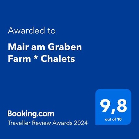 Mair Am Graben Farm * Chalets Теренто Екстер'єр фото